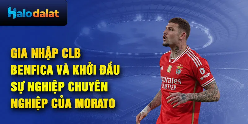 Gia nhập CLB Benfica và khởi đầu sự nghiệp chuyên nghiệp của Morato